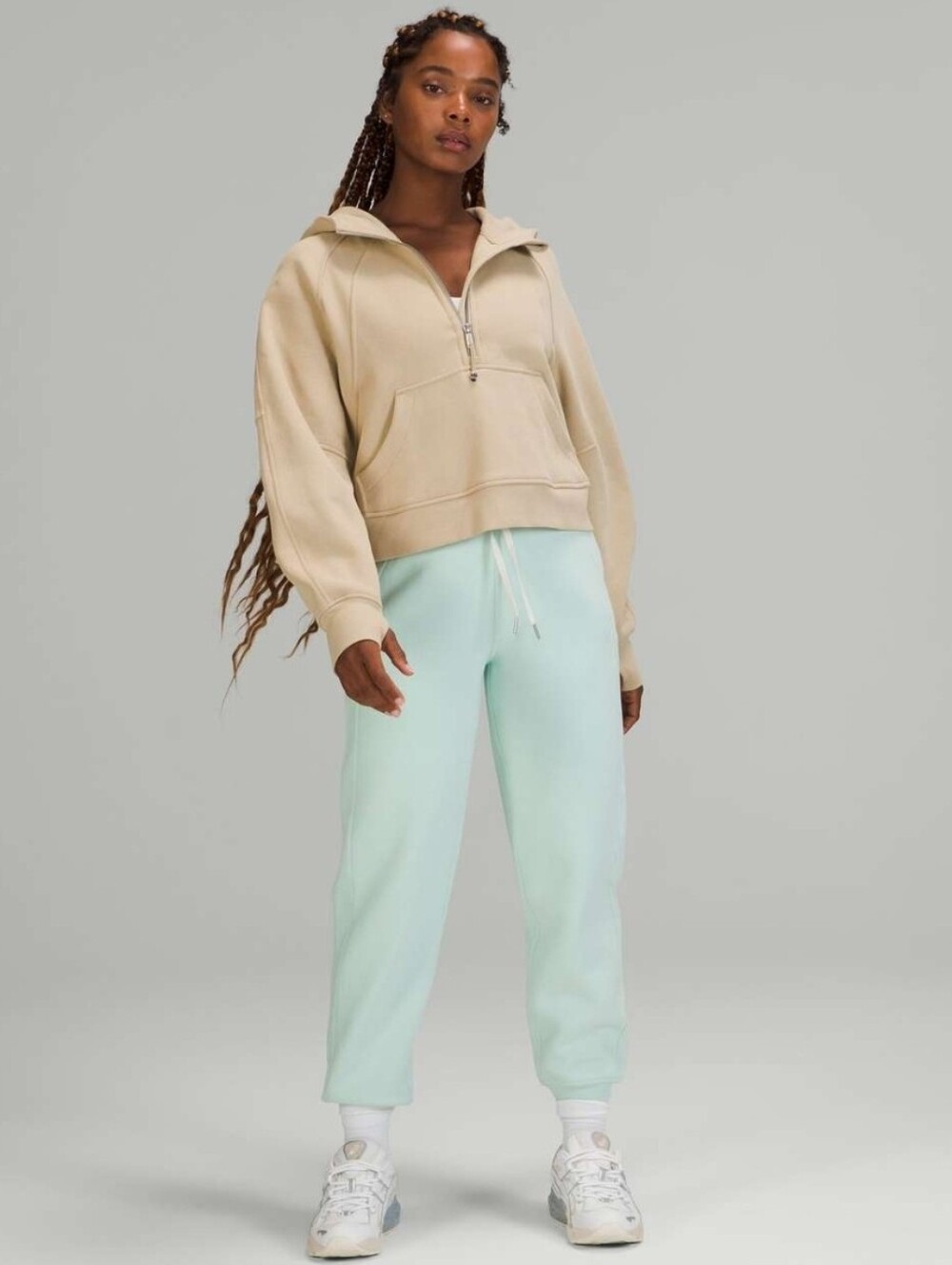 27. Lululemon Scuba Relaxed Joggers In Mint Green - Like New